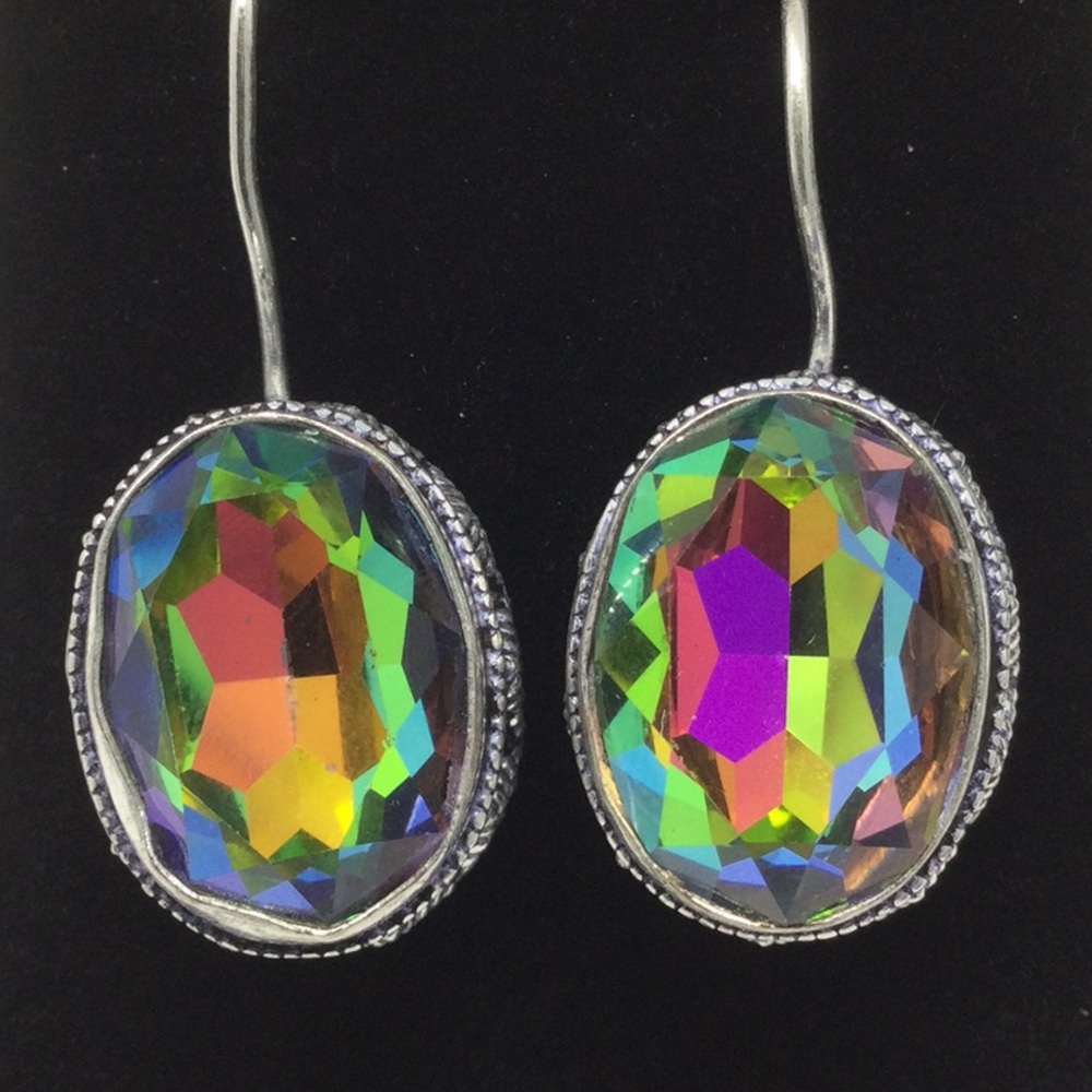 Mystic Fire Topaz Earring